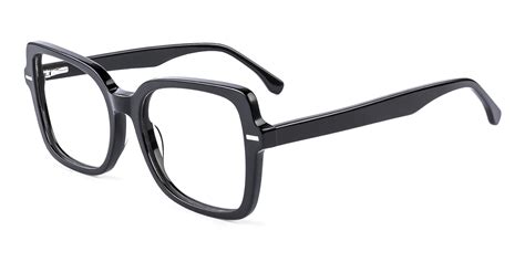 homkin black square eyeglasses frame abbe glasses