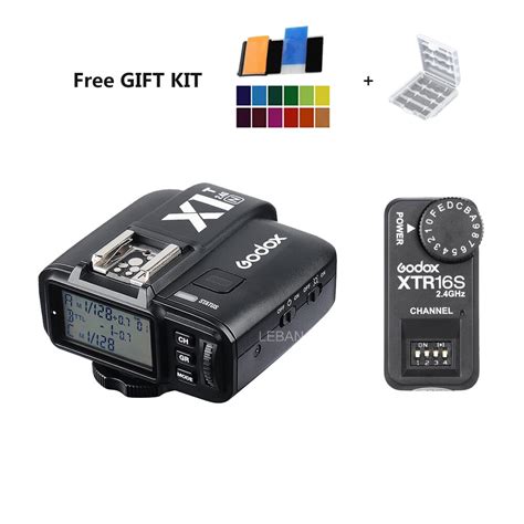 godox xtr 16s wireless 2 4g power control flash receivers x1t n wireless transmitter for nikon