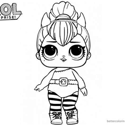 Lol Doll Spice Coloring Page
