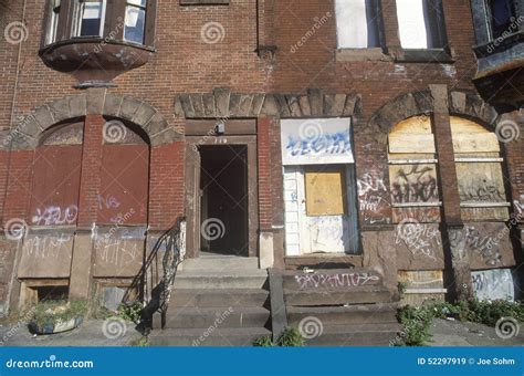 Abandoned Old Red Brick House Stock Photo 177377058