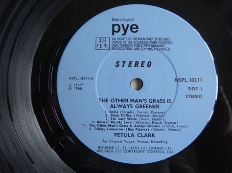 Petula Clark The Other Mans Grass Is Always Greener 1968 Vinyl Lp