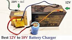 12v to 18v DC from 220v AC Converter for Battery Charger || Amazing Idea DIY