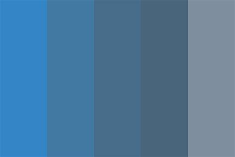 Blue Gray Color Scheme Resume Template Database