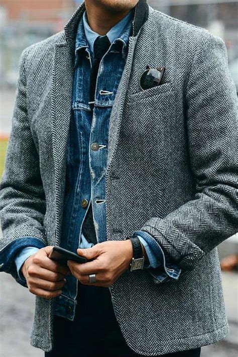 20 Masculine Denim Jacket Men Style Ideas That Looks Elegant Denim