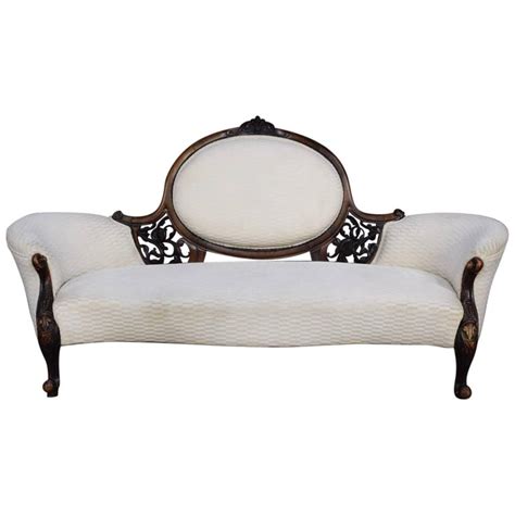 Victorian Antique Chaise Longue Love Seat Sofa 18th 19th Century At