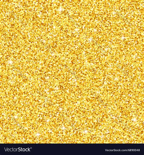 Gold Glitter Seamless Pattern Texture Royalty Free Vector