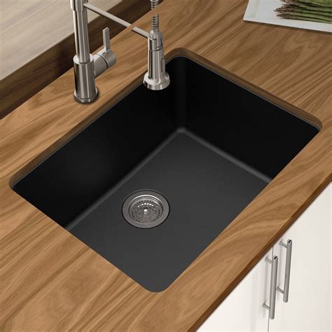 Winpro Granite Quartz 25 X 185 Single Bowl Undermount Kitchen Sink