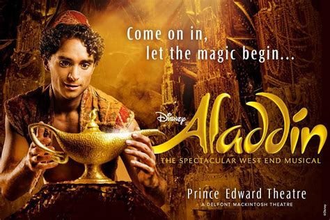 London West End Aladdin The Musical Theater Show Ticket 2024