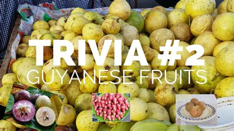 Can You Name These 7 Fruits Found In Guyana Guyanese Trivia Youtube