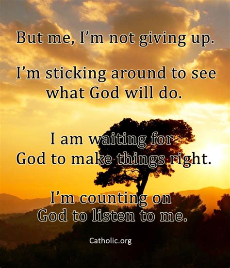 Your Daily Inspirational Meme Im Not Giving Up Socials Catholic