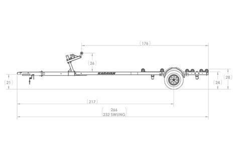 2022 Karavan Trailers Single Axle 3100 Roller Trailer Galvanized For
