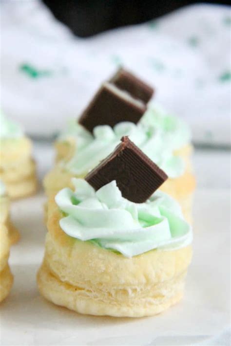 Mint Chocolate Puff Pastry Tartlets The Bitter Side Of Sweet
