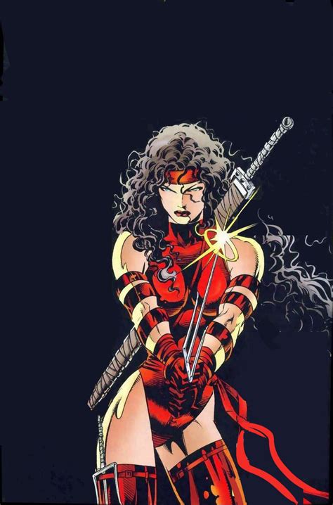 Elektra By Mike Deodato Jr Marvel Comics Art Marvel Elektra Mike