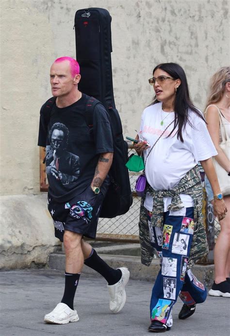Red Hot Chili Peppers Flea Steps Out In Nyc With Pregnant Wife Melody