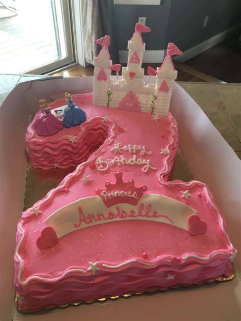 Princess Shaped Number Two Cake 2nd Birthday Cake Girl 2 Birthday