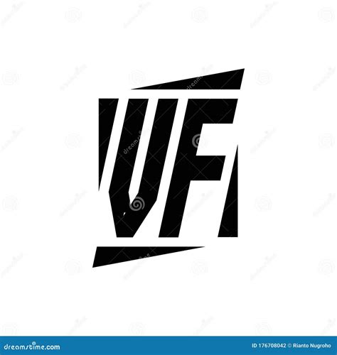 Vf Logo Monogram With Modern Style Concept Design Template Stock Vector