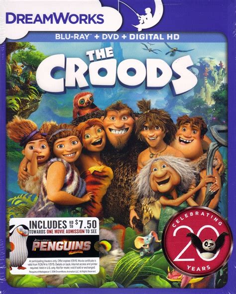 The Croods Dreamworks 20th Anniversary Edition Bddvd Digital Copy