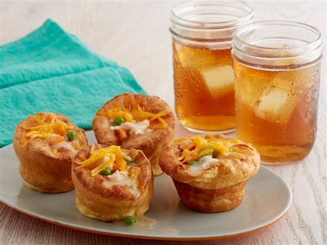 This is a very easy chicken pot pie recipe full of tender chicken, vegetables, cream of chicken soup, and flaky crust. Chicken Pot Pie Popovers Recipe | Food Network