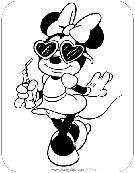 Coloring Pages Editorpineditor Minnie Mouse Coloring Pages Disney