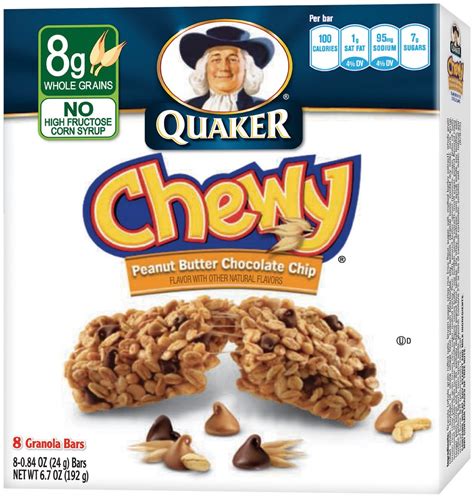 Quaker Chewy Peanut Butter Chocolate Chip Granola Bars Polyvore