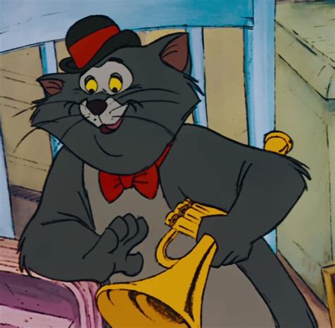 The film pinocchio featured figaro, a kitten so cute minnie adopted him in the shorts. Scat Cat | Disney Wiki | Fandom