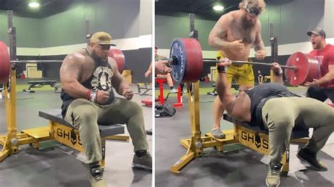 Powerlifter Julius Maddox Hits Huge Raw Bench Press Pr Of 361 Kg 796 Lb In Training Fitness Volt