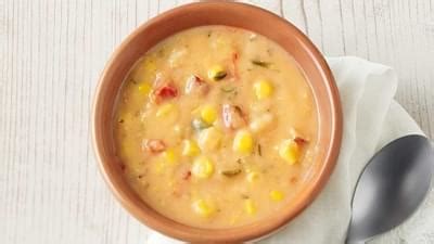 Not only does this corn chowder taste amazing, but it's vegan, dairy free, and made with only 10 ingredients! Panera Kids Summer Corn Chowder Nutrition Facts