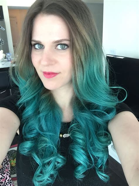 Mermaid Blue Ombre Hair Turquoise Aqua Turquoise Hair Ombre