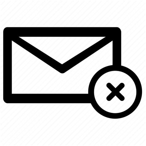 Delete Email Envelope Message Remove Icon