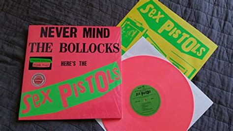Sex Pistols Never Mind The Bollocks Heres The Sex Pistols Pink Vinyl