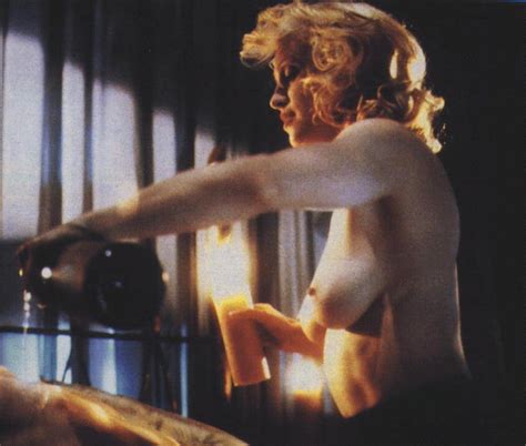 Naked Madonna In Body Of Evidence. 
