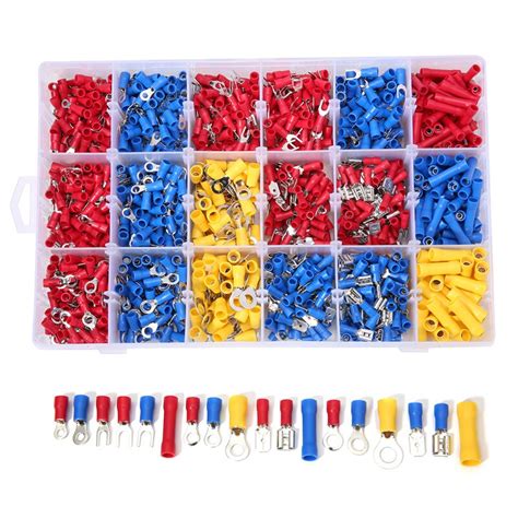 Best Price 1200 Pcs Mixed Assorted Lug Kit Insulated Electrical Wire