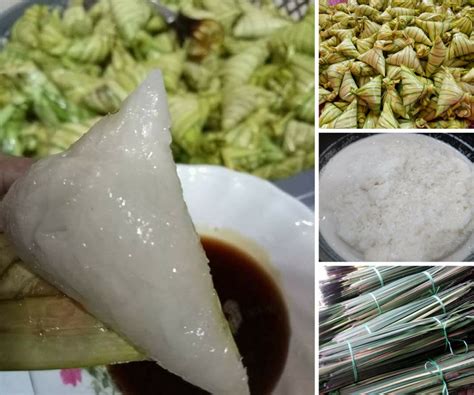 Beras pulut direndam 1 jam kemudian dikukus dengan sedikit air serta sesudu minyak masak (untuk mencantikkan pulut). Cara-Cara Buat Ketupat Palas Lemak Versi Kelantan Untuk ...