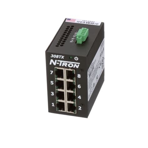 Red Lion Controls 308tx Ethernet Switch N Tron Unmanaged 8 Rj45
