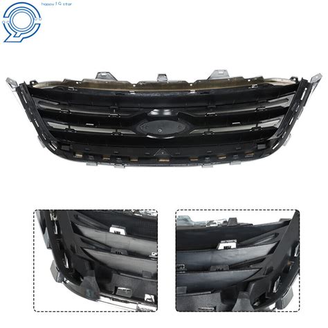 Front Bumper Upper Grille For 2010 2012 Ford Taurus Limited Se Sel