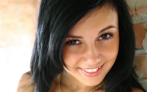 Model Black Hair Smiling Wallpapers Hd Desktop And The Best Porn Website