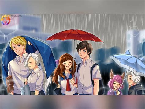 An academy on an island in unnavigable waters. MGL MLBB Great Creation League di Instagram "It's raining 🌧 How's the weather there, guys? 😊 ...