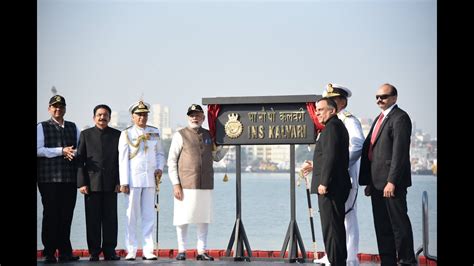 Pm Modi Dedicates Naval Submarine Ins Kalvari To The Nation At Mumbai
