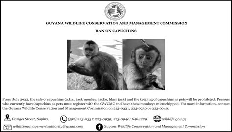 Guyana Wildlife Conservation And Management Commission Ban On