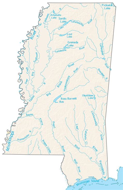Mississippi River Map Cardioloki