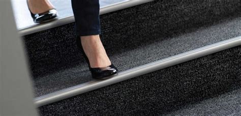 Vpi vinyl stair treads allow the adhesive on the treads to thoroughly dry before completing initial maintenance. Anti-Slip Aluminium Stair Nosings For Carpet Tiles & Vinyl | That Carpet Tile Company LTD