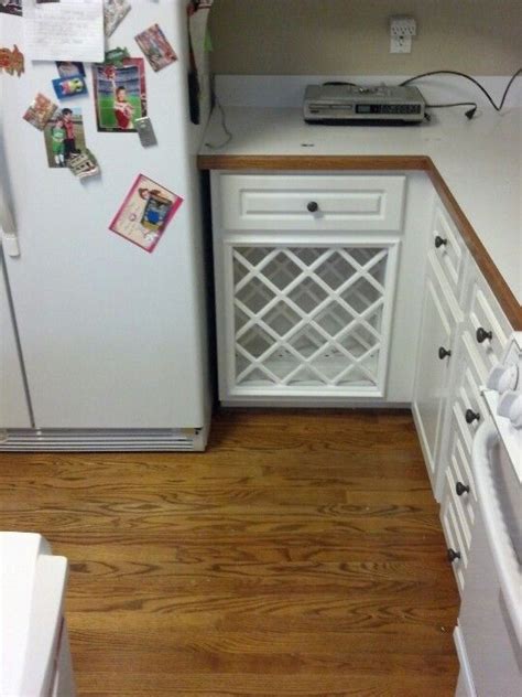 Gallery of kitchen cabinet wine rack: Wine rack retrofit in base cabinet... | Custom cabinetry, Base cabinets, Kitchen remodel
