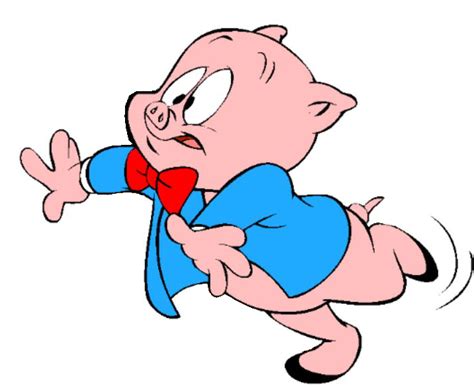 Porky Pig Maiale Cartoni Animati Looney Tunes