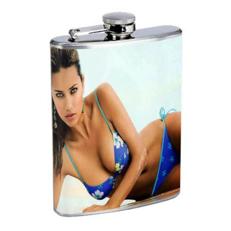 Argentina Pin Up Girls D14 Flask 8oz Stainless Steel Hip Drinking