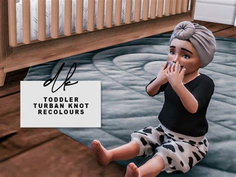 Toddler Turban Knot Recolours At Dk Sims Sims 4 Updates