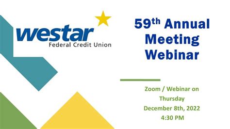 Annual Meeting In Camillus Ny Westar Federal Credit Union