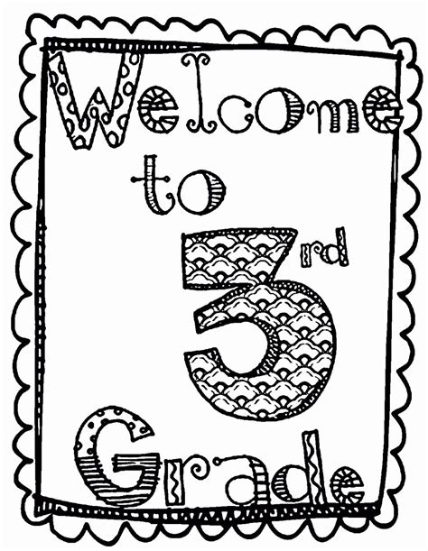 Welcome To Kindergarten Coloring Page Scenery Mountains