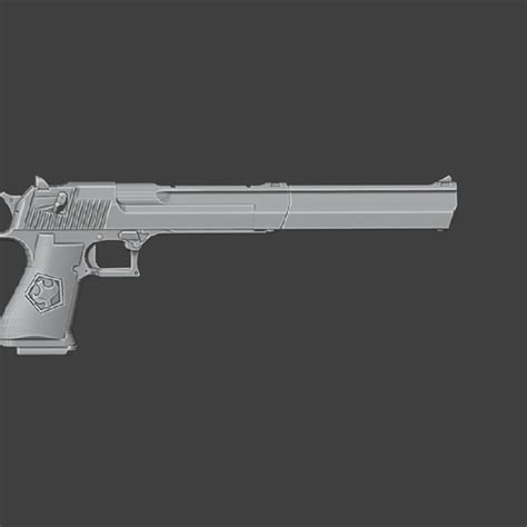 Download Stl File Dc Peacemaker Desert Eagle Pistol • 3d Printer Design