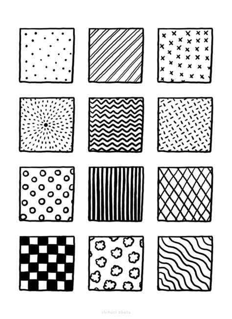 100 Fun Easy Patterns To Draw Simple Doodles Easy Patterns To Draw