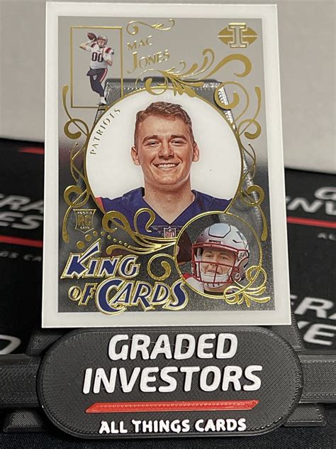 Illusions Mac Jones King Of Cards Rookie Rc Patriots J